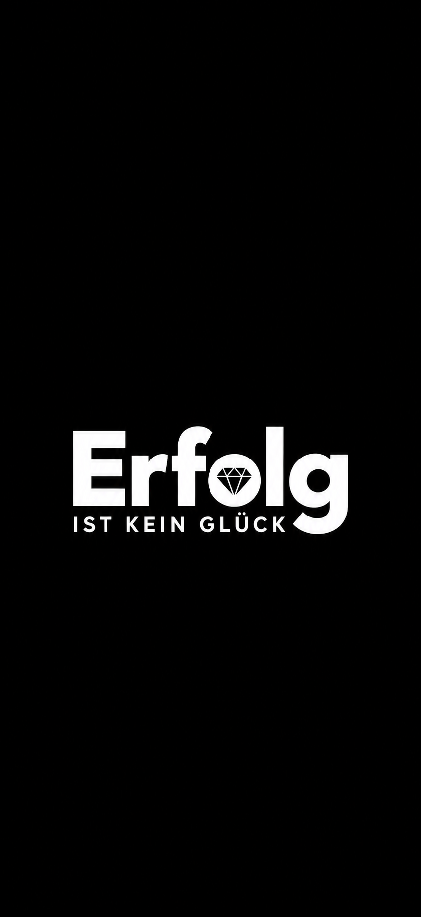 Erfolg ist kein Glück – Diamantlogo